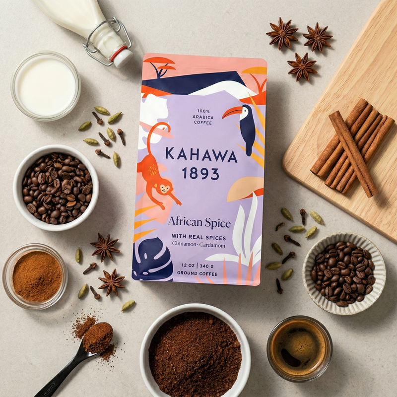 African Spice | Dirty Chai African Coffee | Kahawa 1893