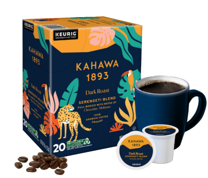 Serengeti Keurig® K-Cup® Pods | Dark Roast | Kahawa 1893