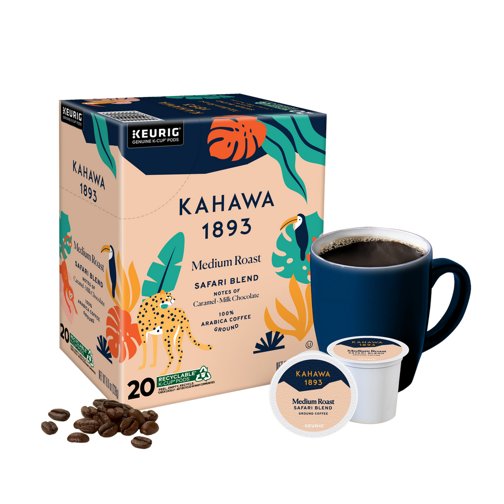 Safari Keurig® K-Cup® Pods | Medium Roast African Coffee | Kahawa 1893